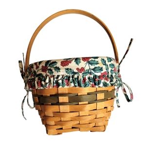 Longaberger - 1994 Green Jingle Bell Basket